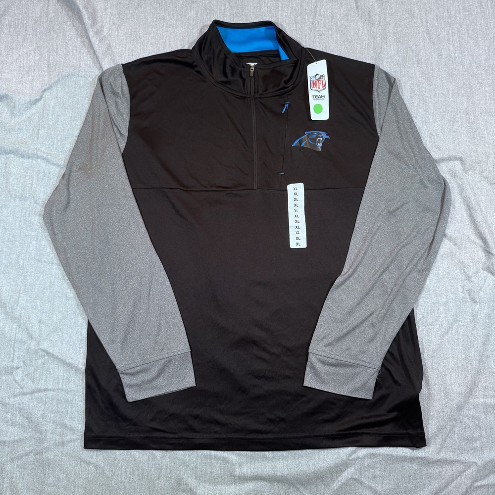 Carolina Panthers Shirt Mens XL NFL Football Team Apparel Pullover Panthers Blue